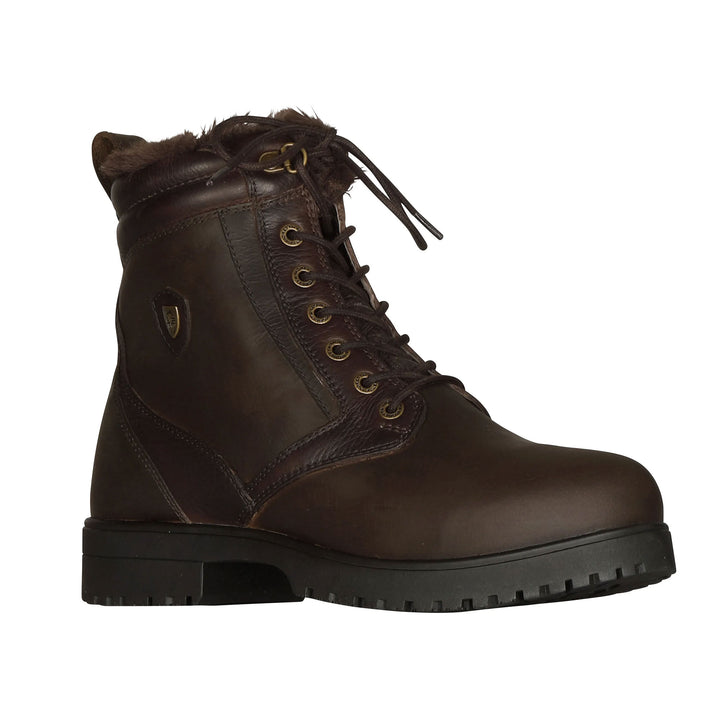 The Moretta Ladies Varese Lace Country Boots in Brown#Brown