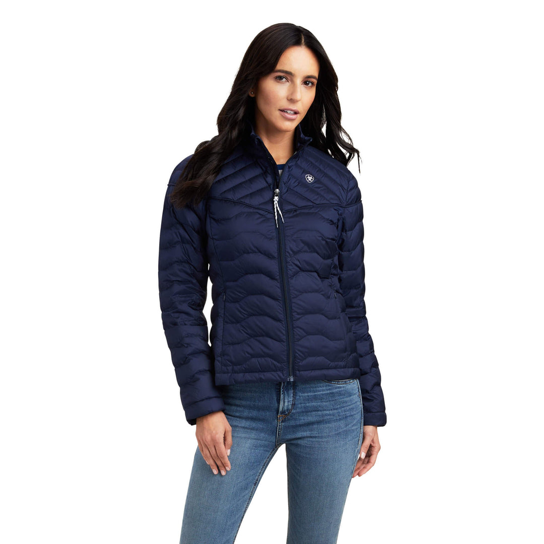 The Ariat Ladies Ideal Down Jacket in Navy