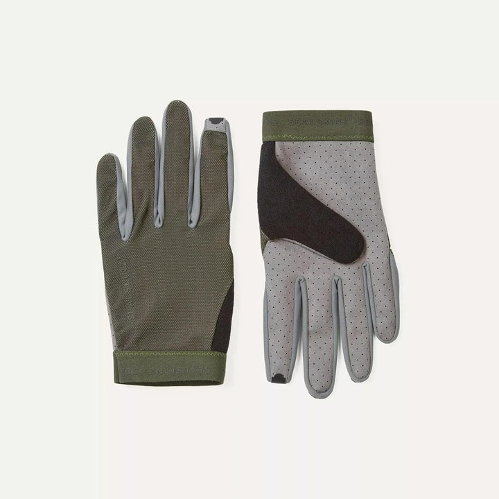 Sealskinz Paston Single Layer Glove Poly with Faux Suede Perforated Palm