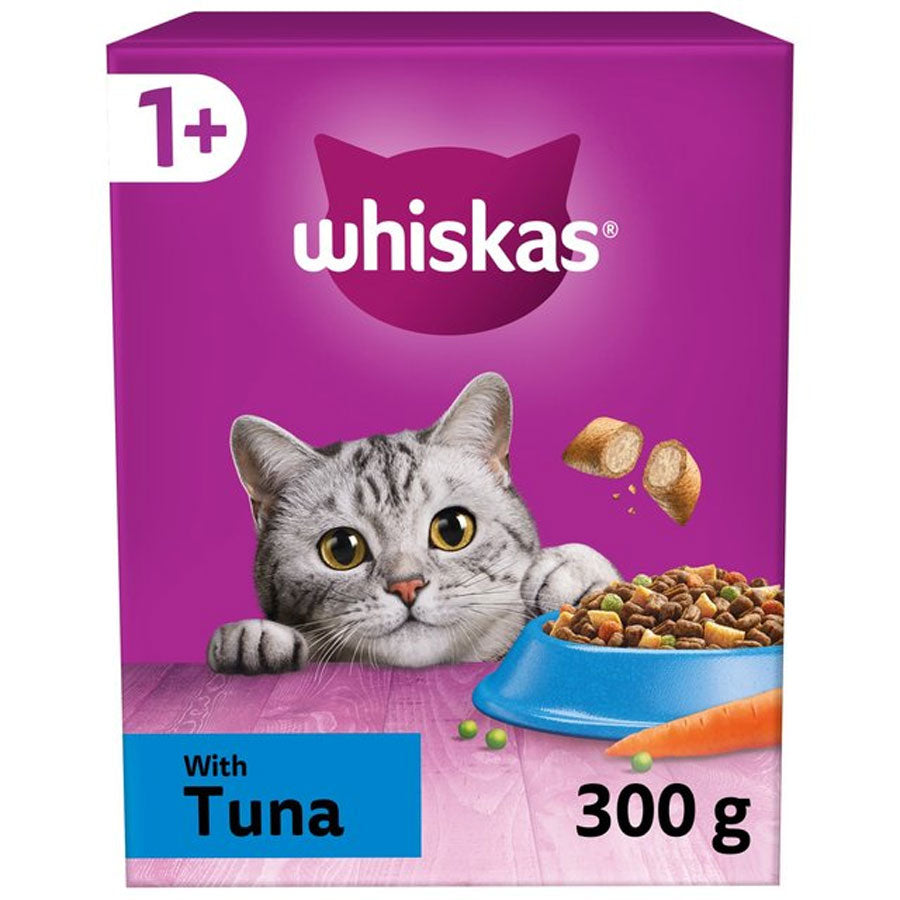 Whiskas 1+ Dry Cat Food with Tuna 300g