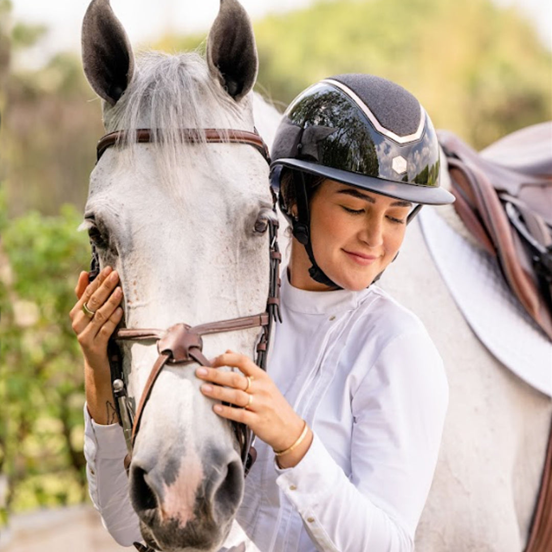 Charles Owen Kylo Gloss Riding Hat