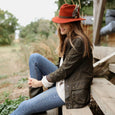 The Hicks & Brown Suffolk Fedora with Guinea & Phesant Feathers in Black#Black