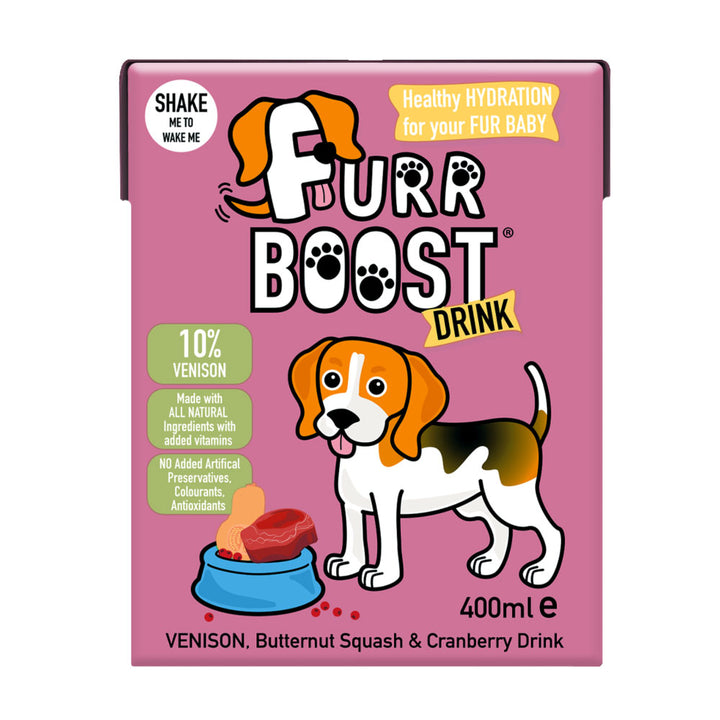 Furr Boost Venison, Butternut Squash and Cranberry Dog Drink