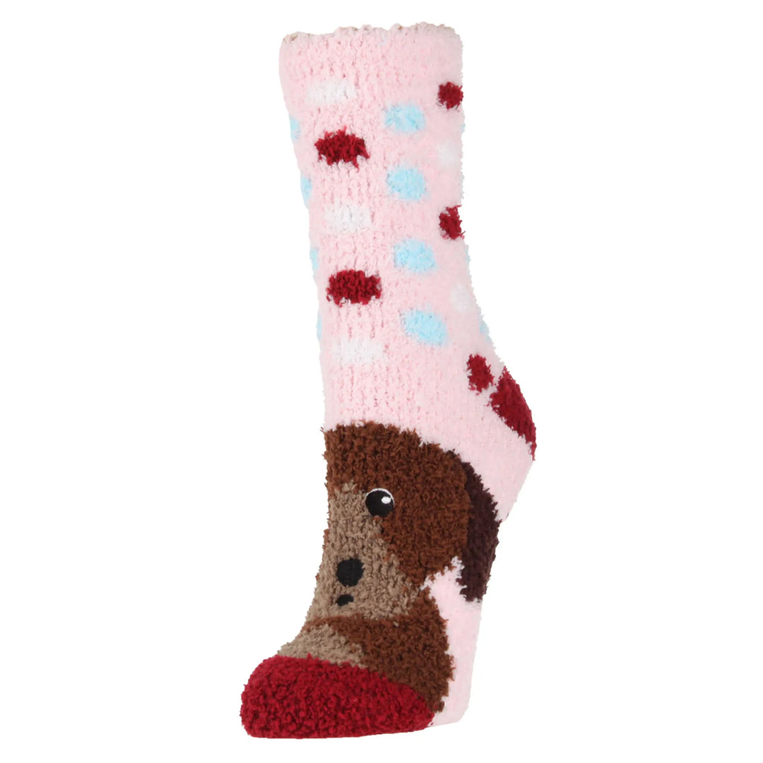 Platinum Ladies Wild Feet Cosy Lounge Socks Gift Box