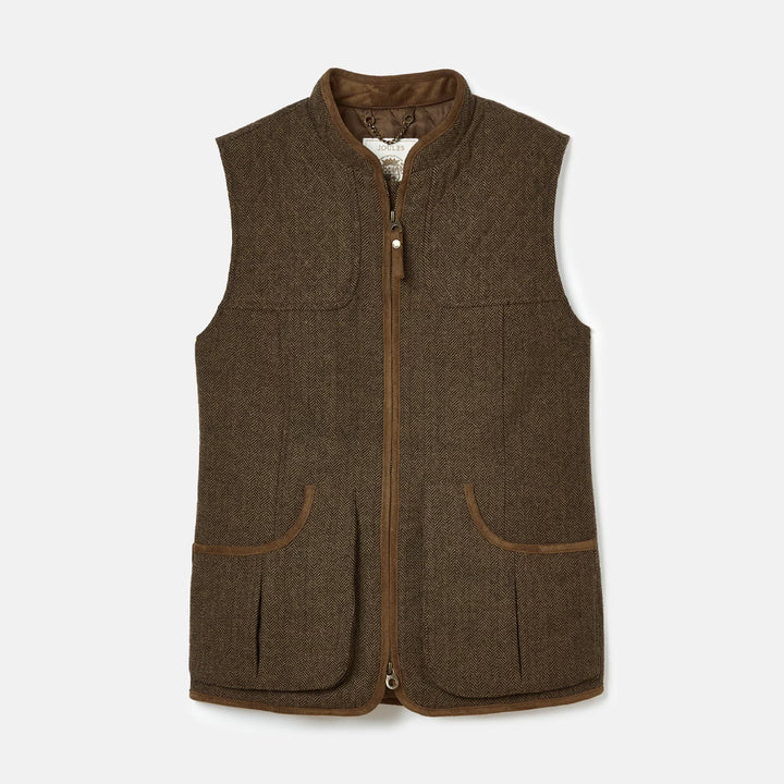 Joules Ladies Cawthorne Herringbone Gilet