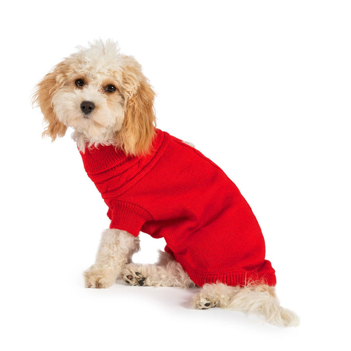 Ancol Cable Knit Dog Jumper