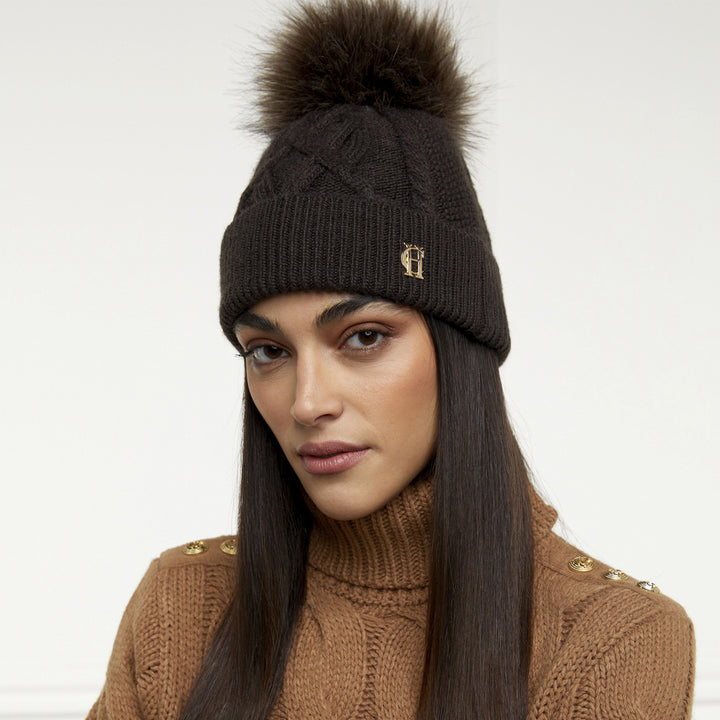 Holland Cooper Ladies Cortina Bobble Hat