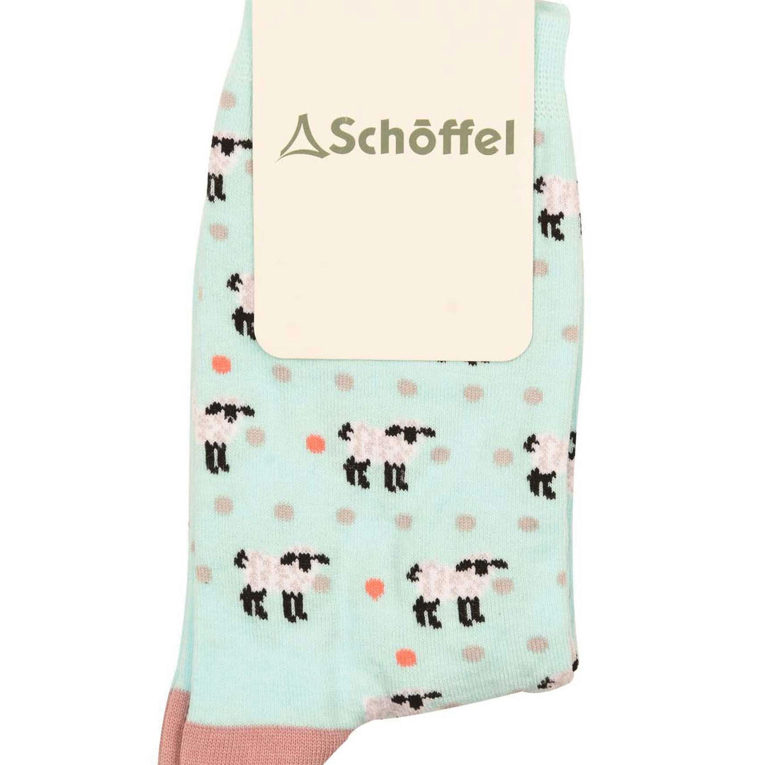 The Schoffel Ladies Single Cotton Socks in Light Pink#Light Pink
