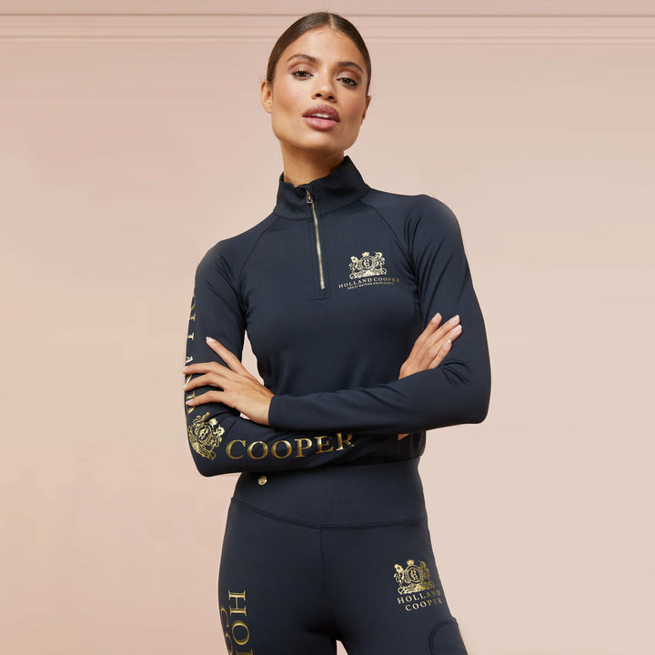 The Holland Cooper Ladies Equi Baselayer in Grey#Grey