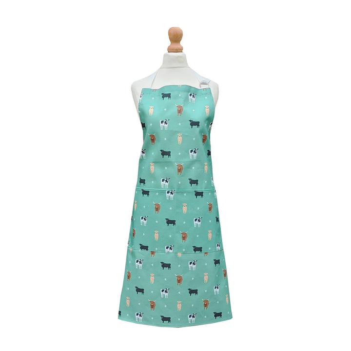 Rebecca Pitcher Adult Apron Cows