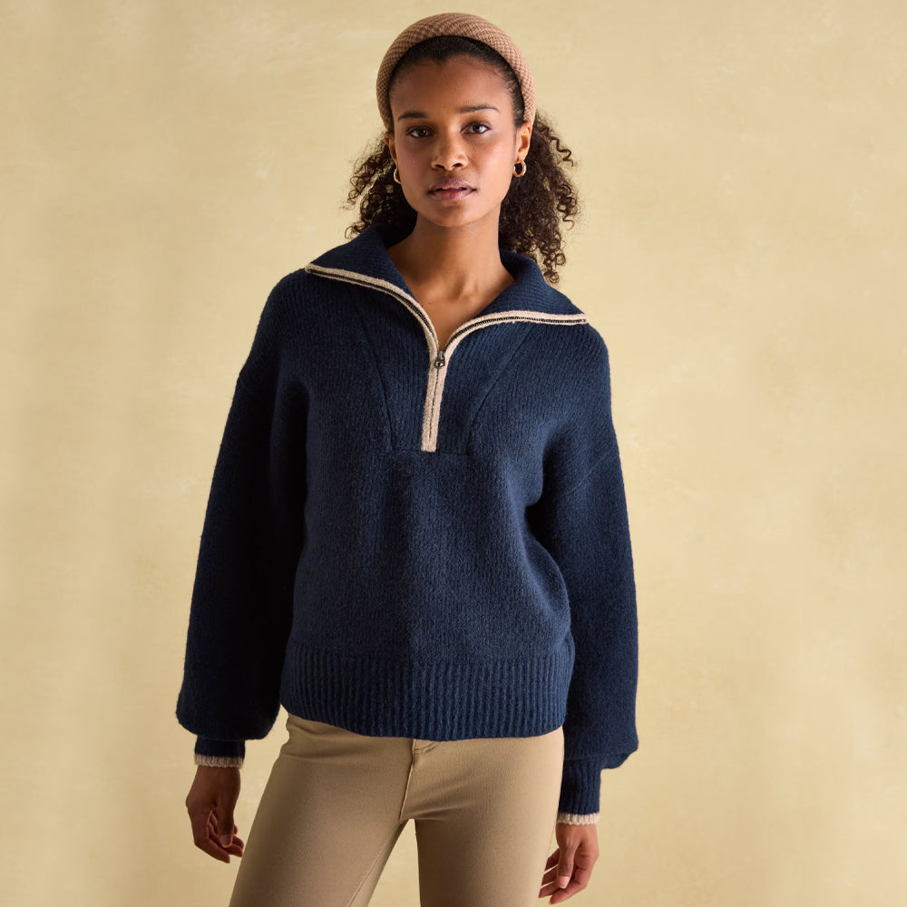 Joules Ladies Elmore Knitted 1/4 Zip