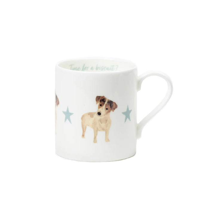 Rebecca Pitcher China Mug Jack Russell