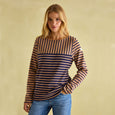 Joules Ladies New Harbour Stripe Top