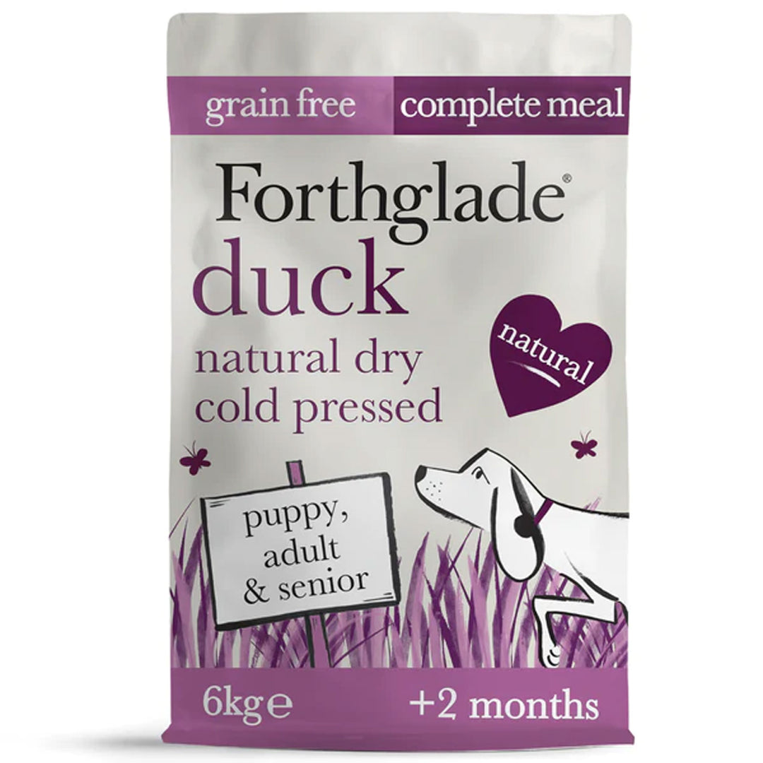 Forthglade Complete Grain Free Cold Pressed Duck Dry Dog Food 2kg