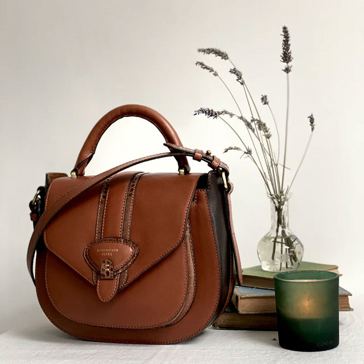 Barkworth Reeve Belton Leather Saddle Bag