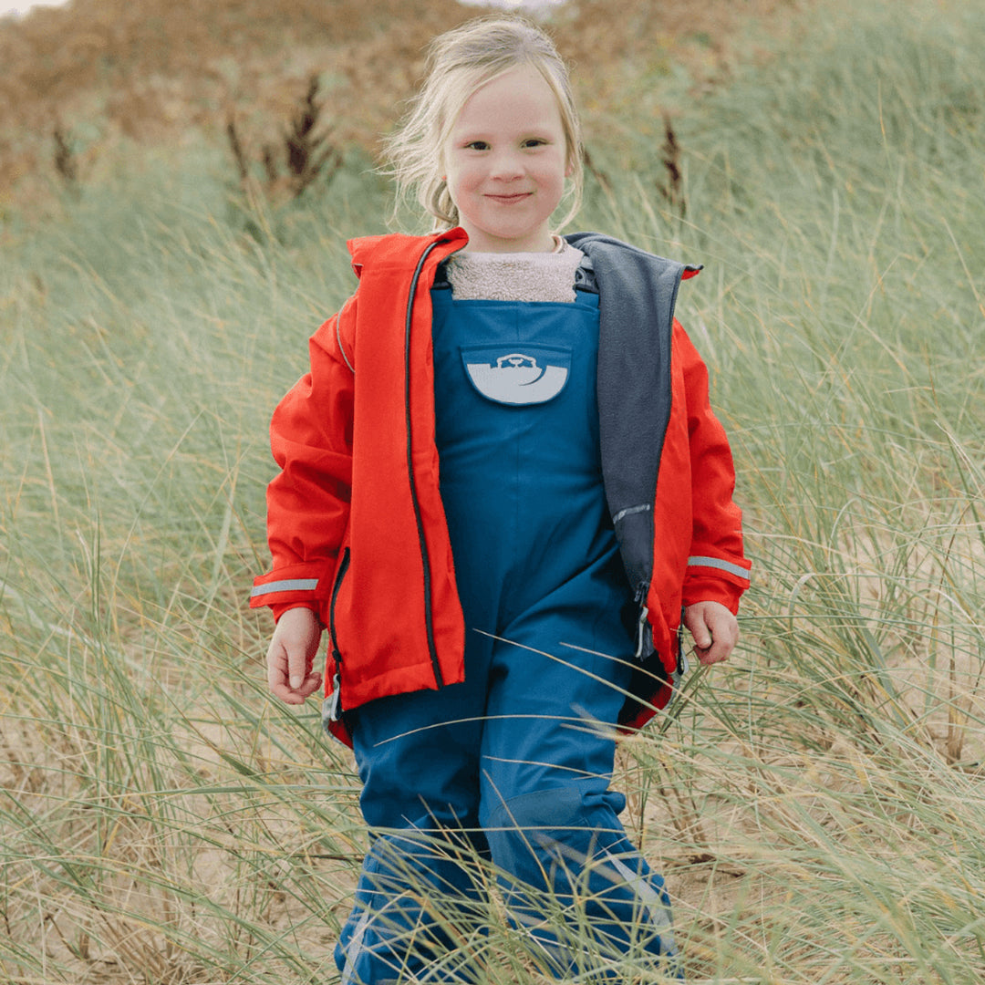 Spotty Otter Adventure Unlined Waterproof Dungarees