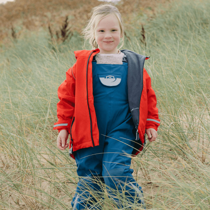 Spotty Otter Adventure Unlined Waterproof Dungarees