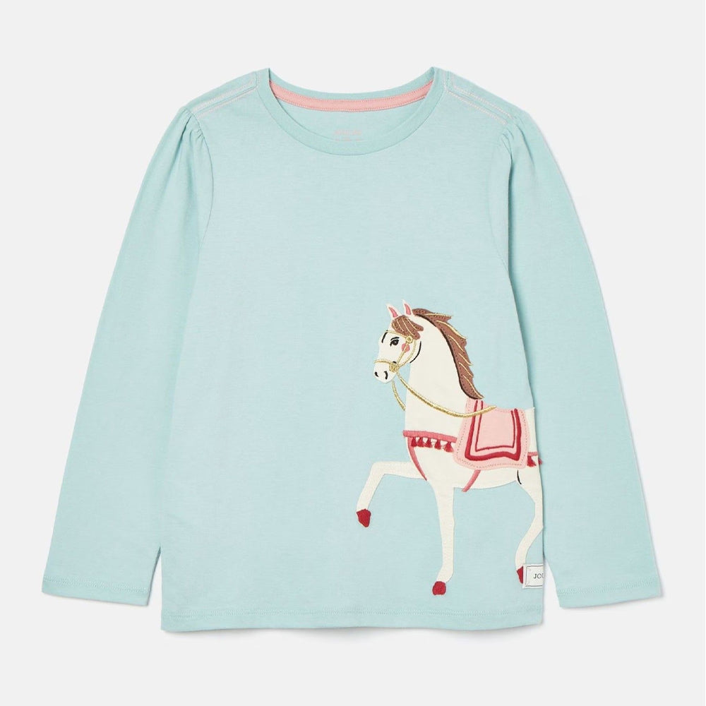 Joules Girls Ava Artwork Top