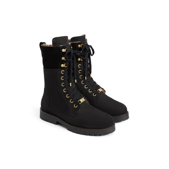 Fairfax & Favor Stockist Exclusive Ladies Womens Shearling Anglesey Boots