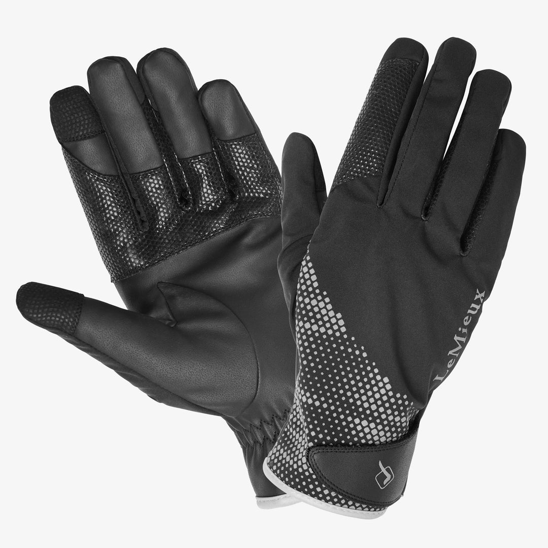 The LeMieux Water Resistant Glove in Black#Black