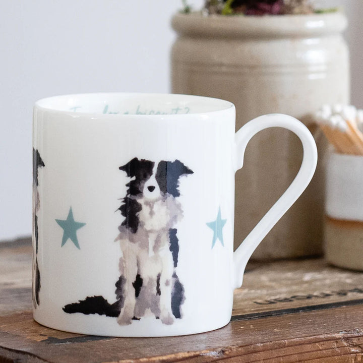 Rebecca Pitcher China Mug Border Collie