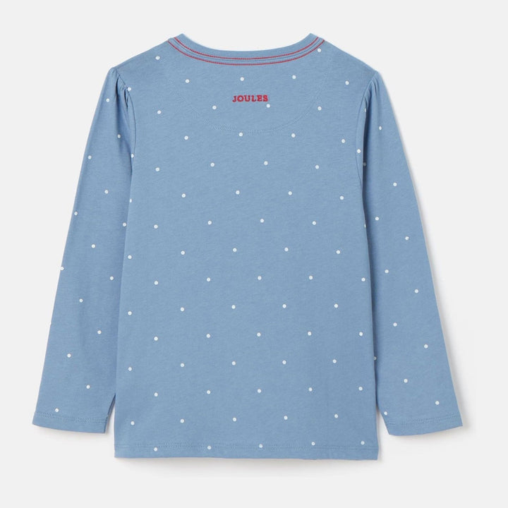 Joules Girls Ava Rabbit Artwork Top 