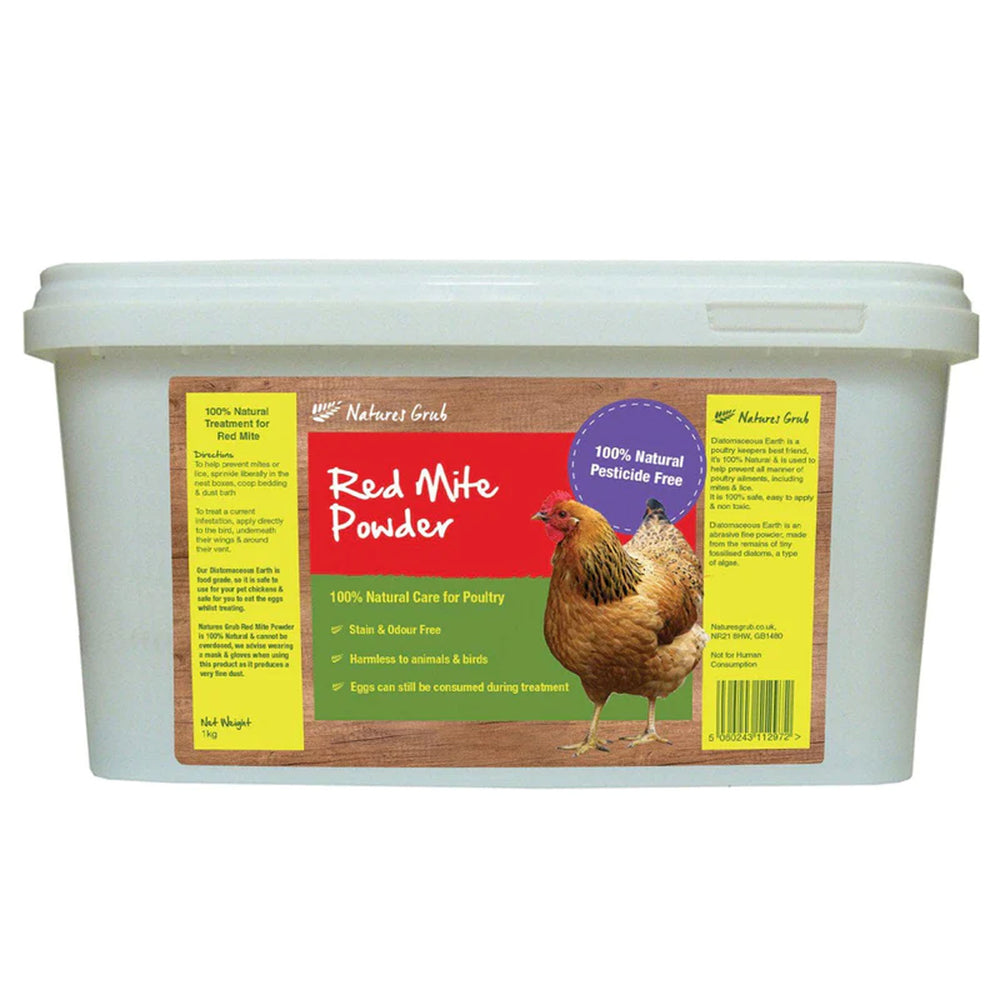 Natures Grub Red Mite Powder 1kg