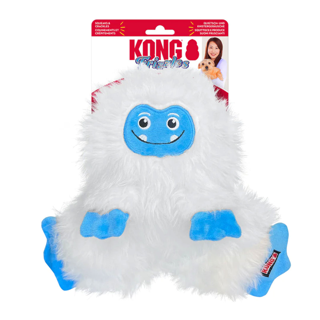 Kong Christmas Holiday Frizzles Yeti Medium