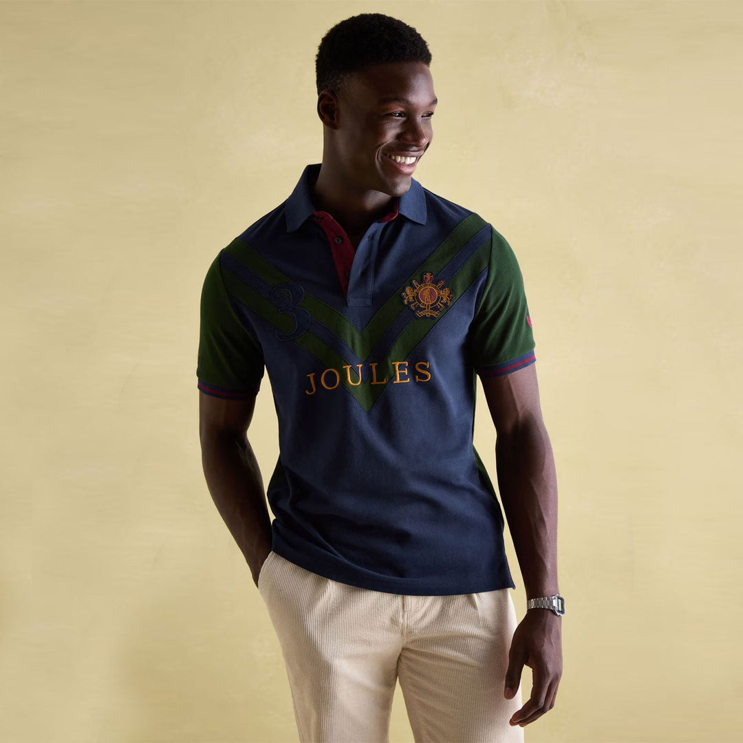 Joules Mens Embellished Polo