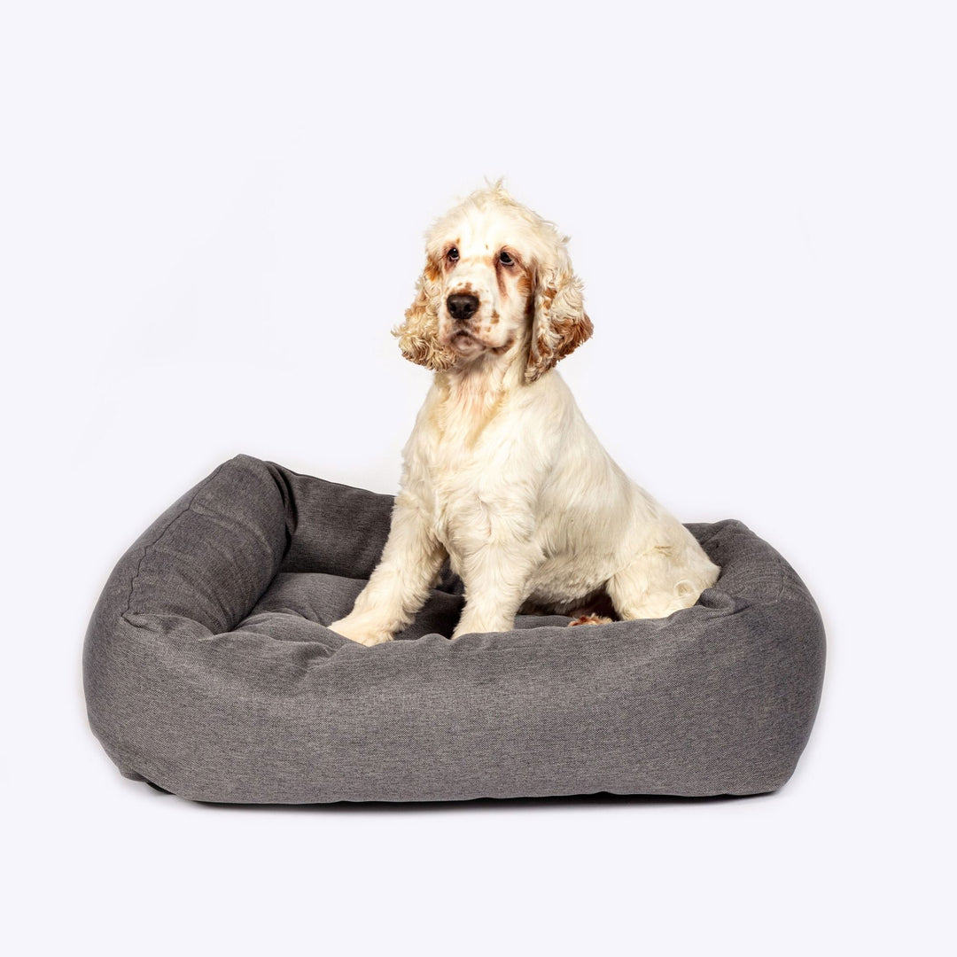 Danish Design Anti-Bac Snuggle Dog Bed#Grey