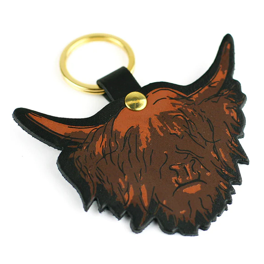 Clare Baird Highland Cow Keyring