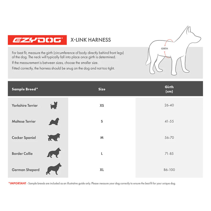 EzyDog X-Link Harness