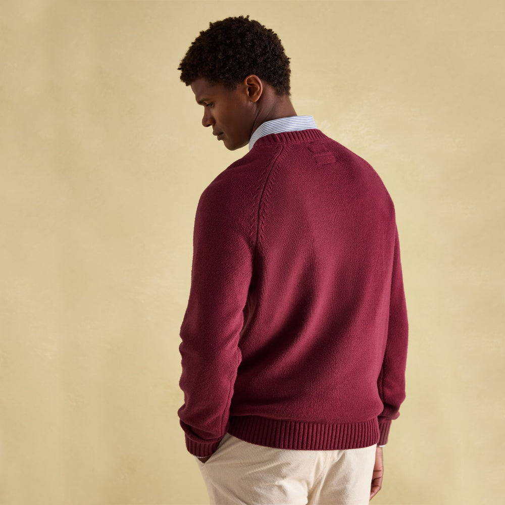 Joules Mens Intarsia Crew Knit Jumper