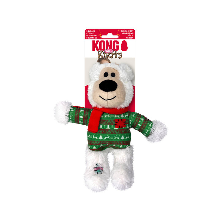 Kong Holiday Wild Knots Bear Assorted