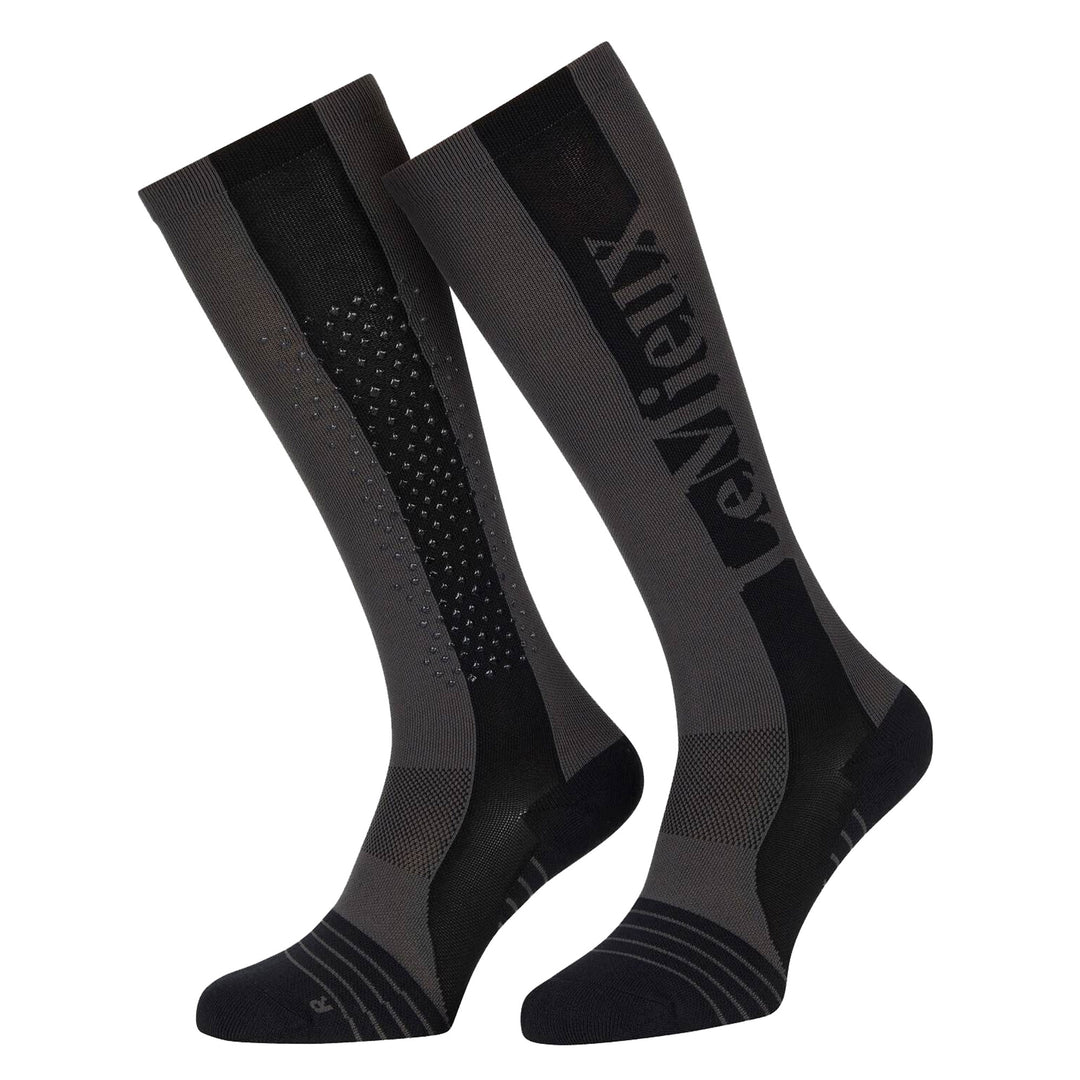 The LeMieux Silicone Performance Socks in Graphite#Graphite