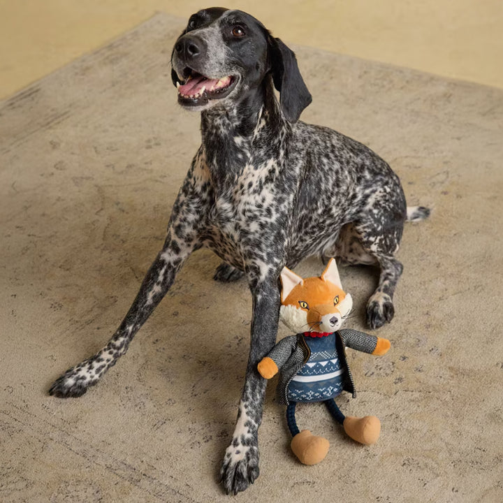 Joules Jonty Tweedy Fox Dog Toy