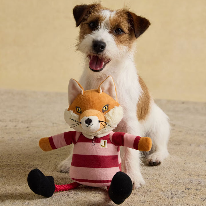 Joules Jonty Rugby Fox Dog Toy