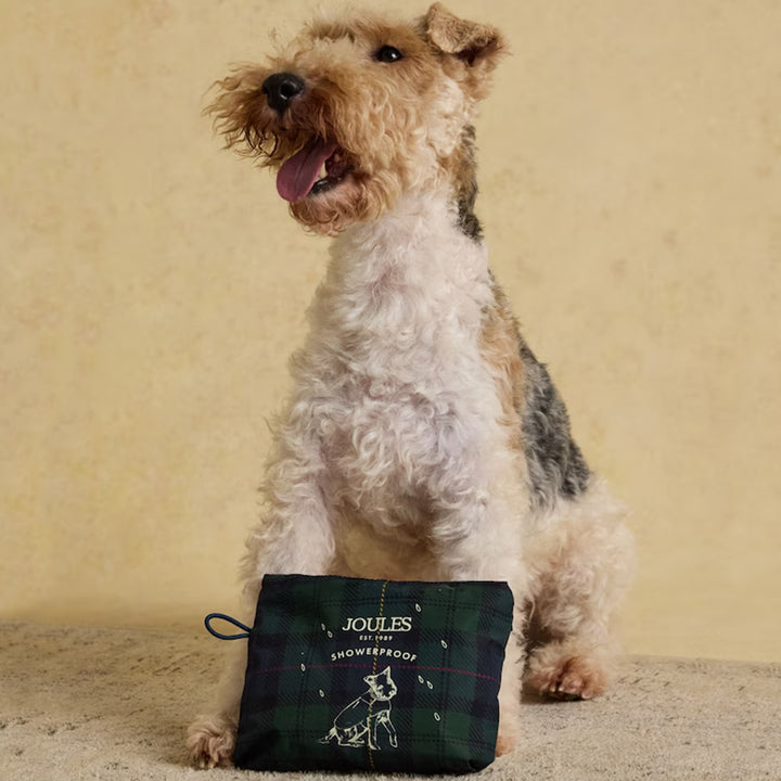 Joules Blackwatch Check Packaway Dog Jacket