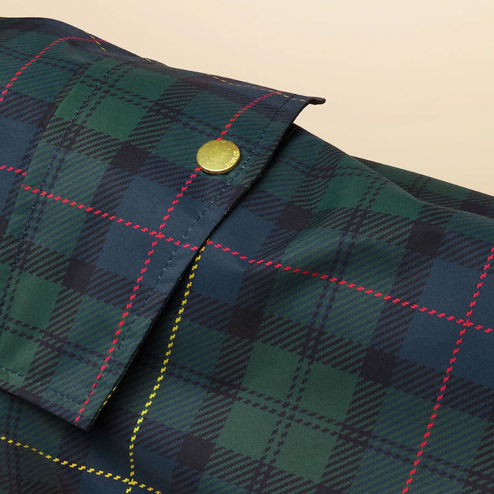 Joules Blackwatch Check Packaway Dog Jacket