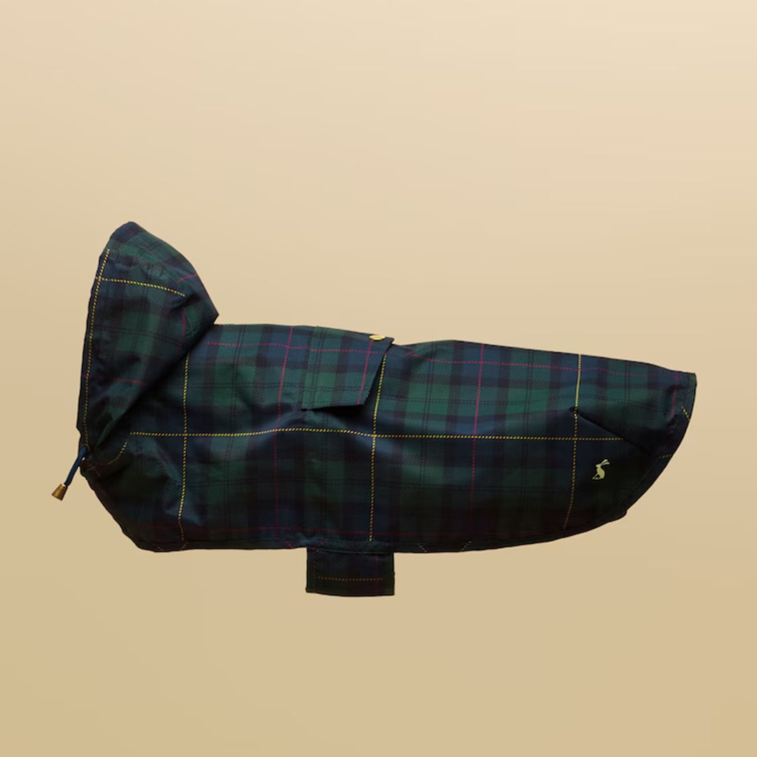 Joules Blackwatch Check Packaway Dog Jacket