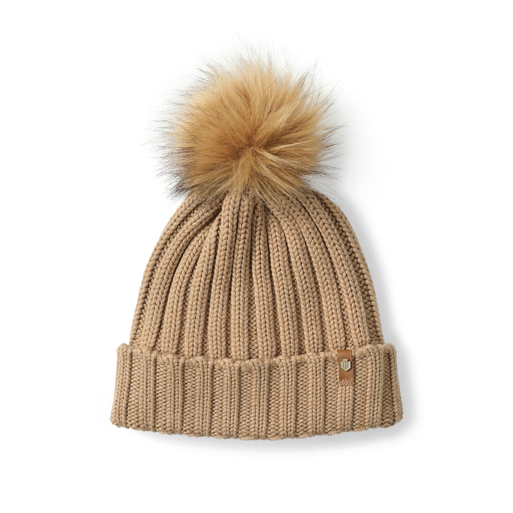 Fairfax & Favor Signature Bobble Hat - Camel