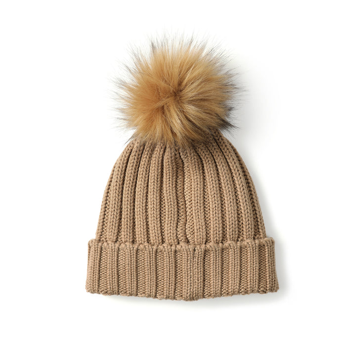 Fairfax & Favor Signature Bobble Hat - Camel