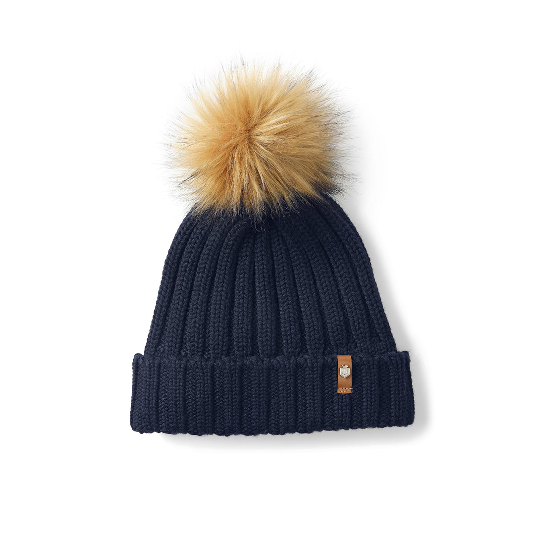 Fairfax & Favor Signature Bobble Hat - Navy