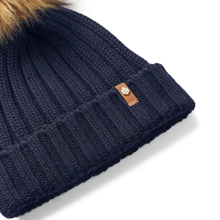 Fairfax & Favor Signature Bobble Hat - Navy