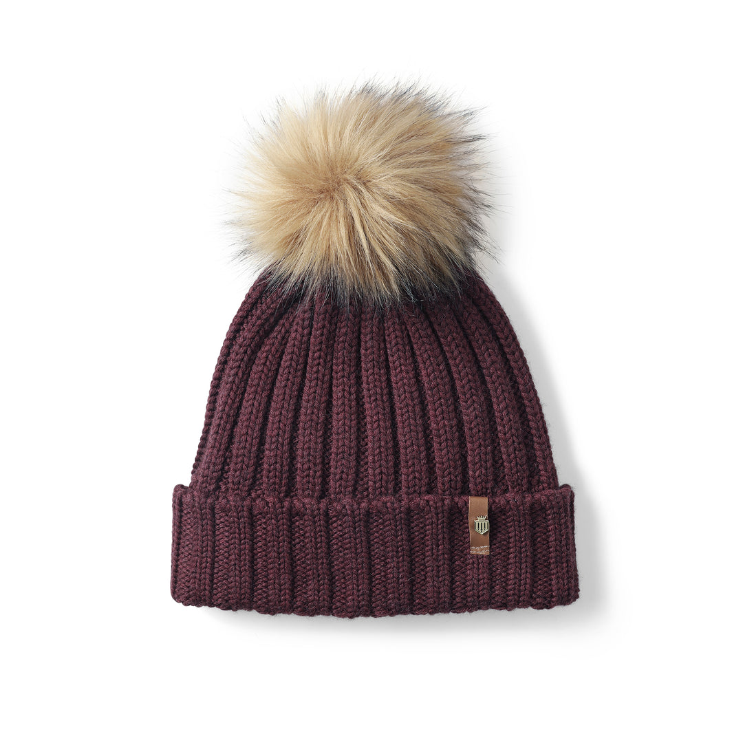 Fairfax & Favor Signature Bobble Hat - Port