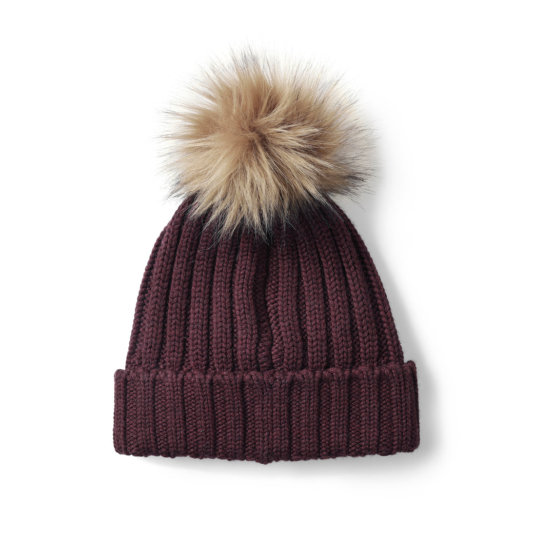 Fairfax & Favor Signature Bobble Hat - Port