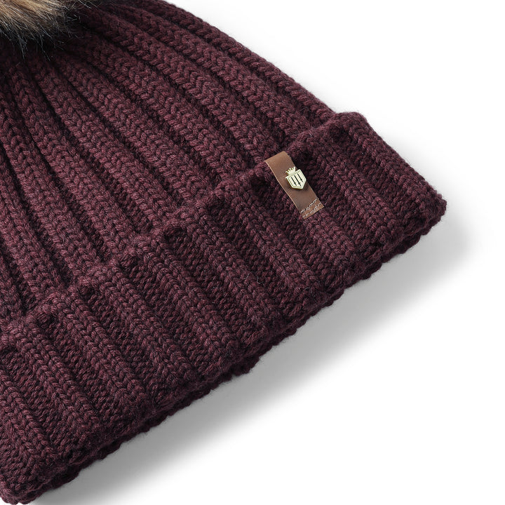 Fairfax & Favor Signature Bobble Hat - Port