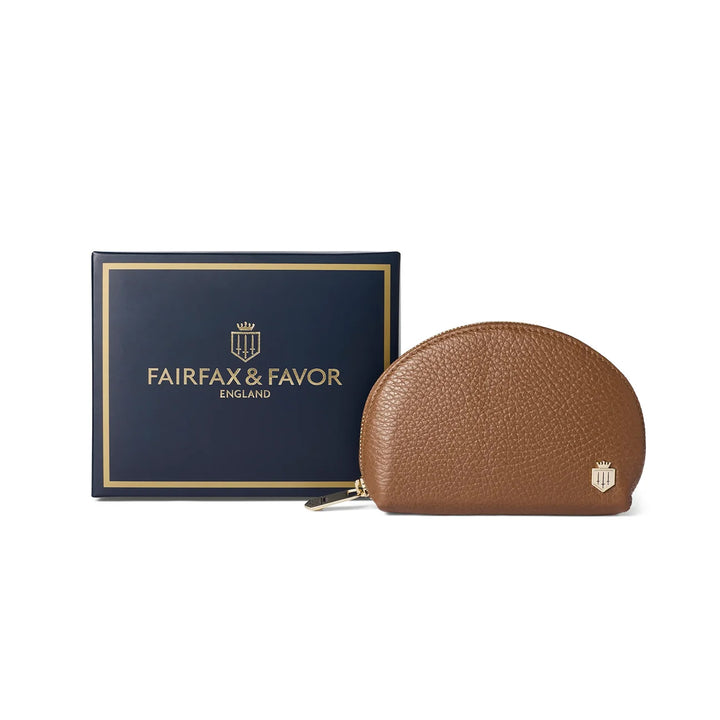 Fairfax & Favor Chiltern Coin Purse Pebbled Leather