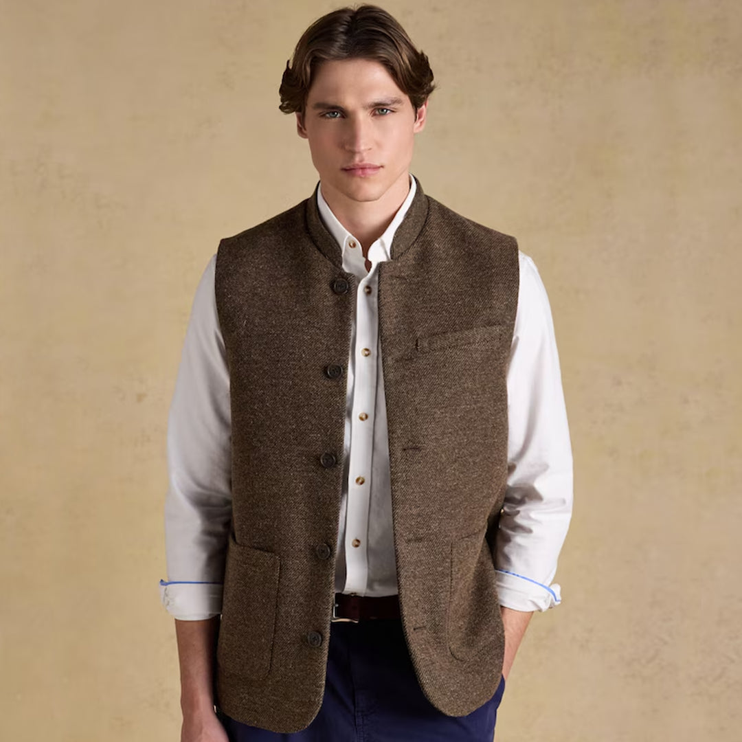 Joules Mens Tweed Gilet