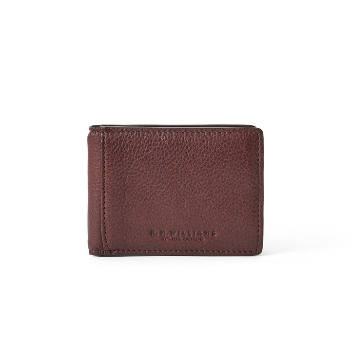 R M Williams Mens Farrier Bi Fold Clip Wallet